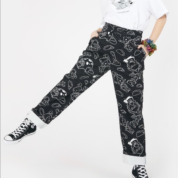 Lazy Oaf Denim - Lazy oaf flintstone pants